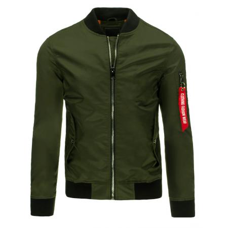 Pánská bunda bomber zelená