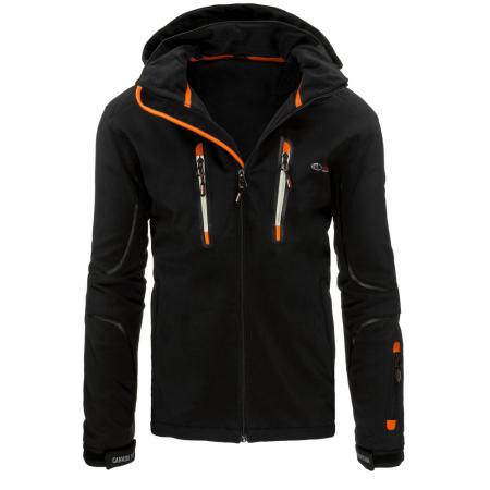 Pánská bunda přechodová softshell černá