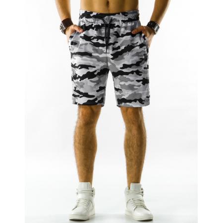Pánské kraťase/šortky camo bílé