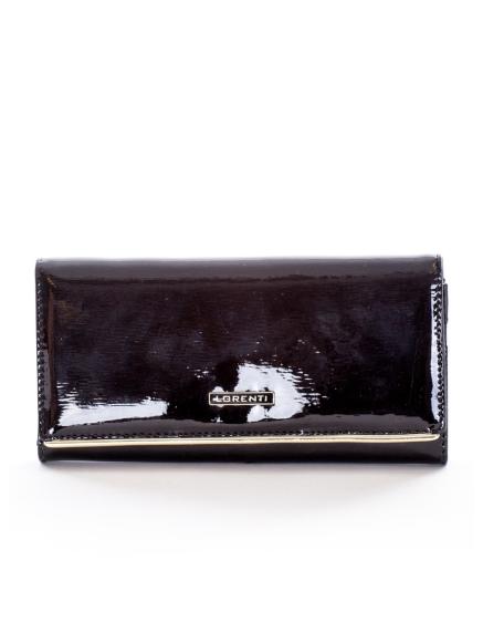 Dámská peněženka kožená lakovaná GRIA černá