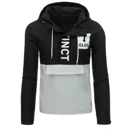 Pánská bunda větrovka černá